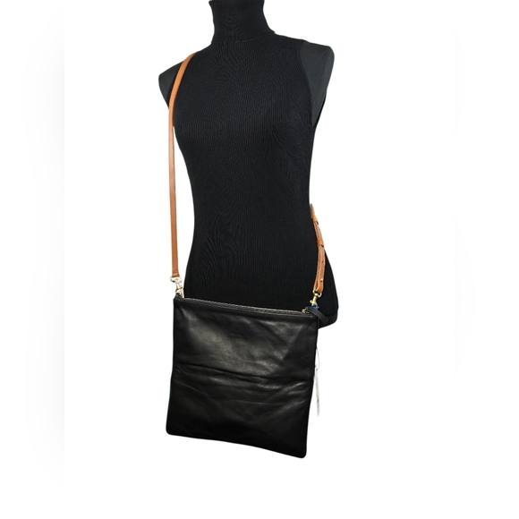 NWT Clare V Foldover Clutch with Strap $418 Suede & Nappa Patchwork Multi Color - Picture 13 of 13